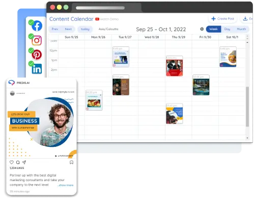 bulk schedule social media content