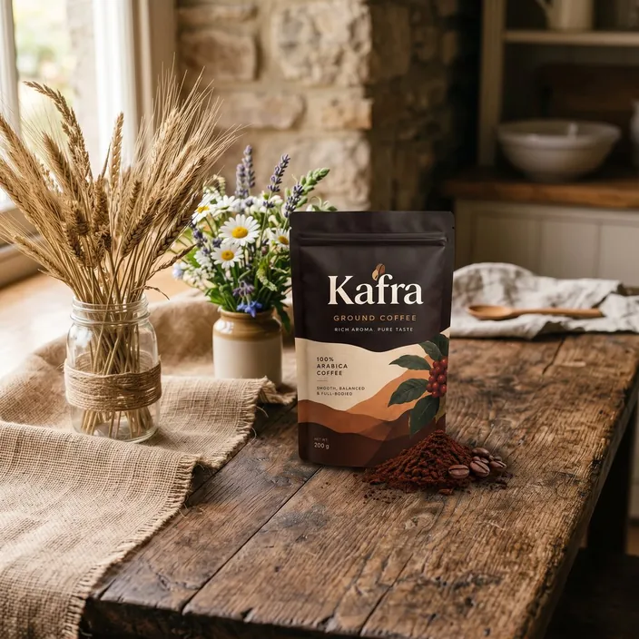 AdCreative.ai 1:1 ad for Kafra coffee