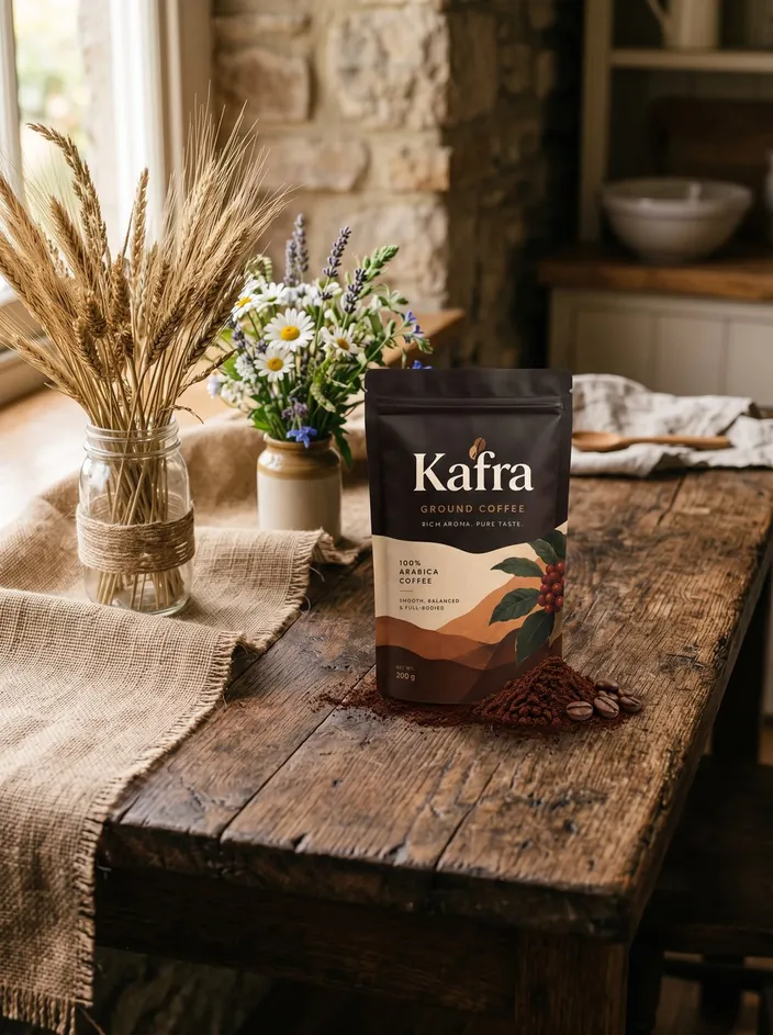 AdCreative.ai 3:4 ad for Kafra coffee
