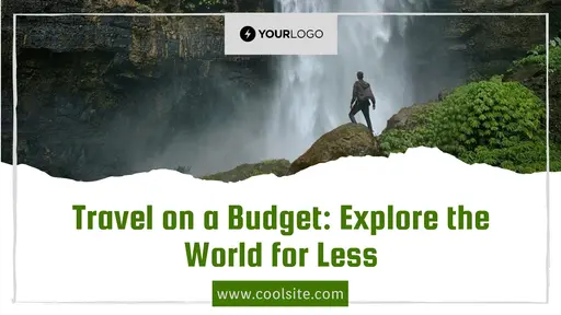 travel blog banner image template