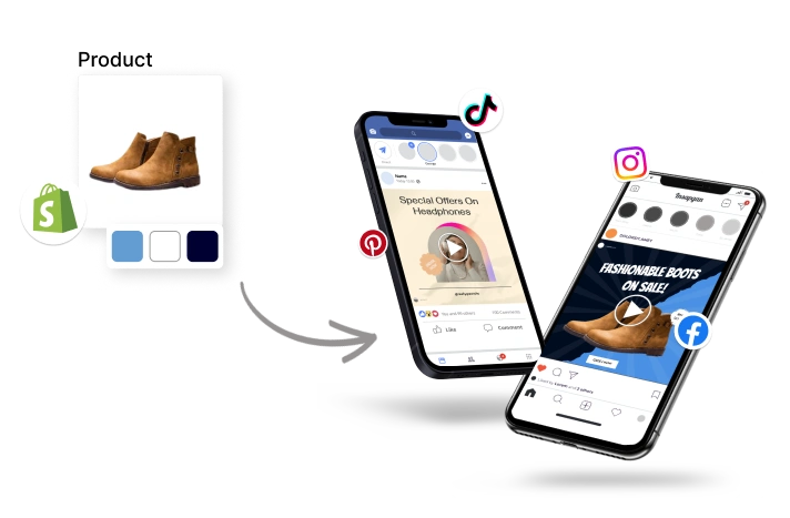 make dropshipping product ad with AI