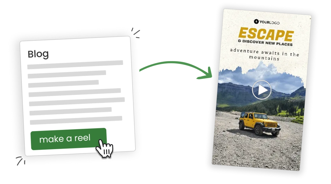 turn blog into videos with blog to video convertor