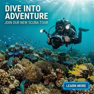 scuba diving ad