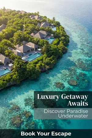 luxury resort ad