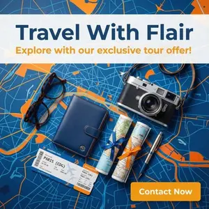 travel essentials ad creative