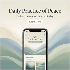 meditation app ad creative