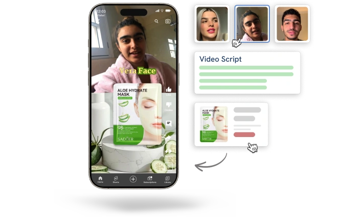 create UGC video ads