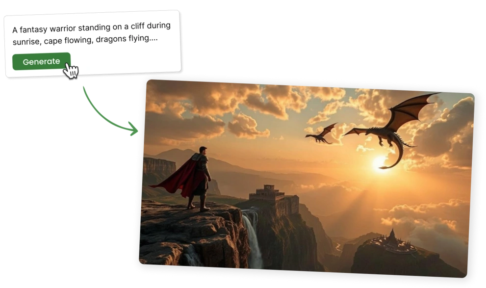 turn text into videos with AI video generator