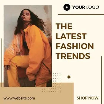 Instagram electronic ad template