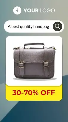 bag accessories video ad template