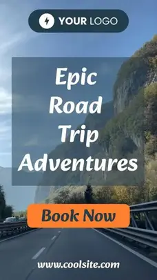 travel Instagram video ad template