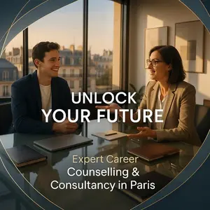 LinkedIn ad template for a career counseling service