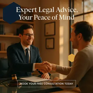 legal services social media poster template