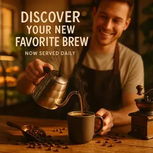 Facebook-Anzeigenvorlage für ein Café