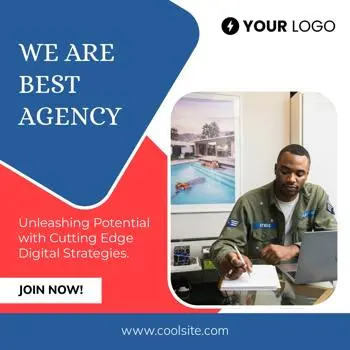 LinkedIn ad template for a digital agency
