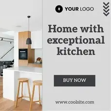 kitchen furniture ad template