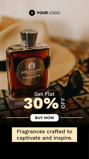 perfume ecommerce product video template