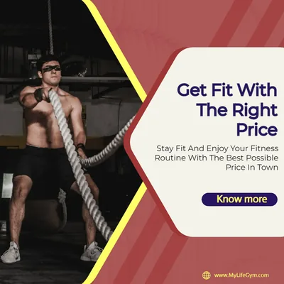 Facebook post template for a gym membership offer