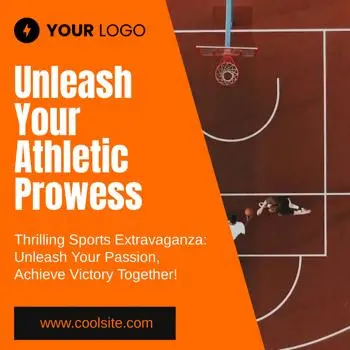 athletic sport video ad template