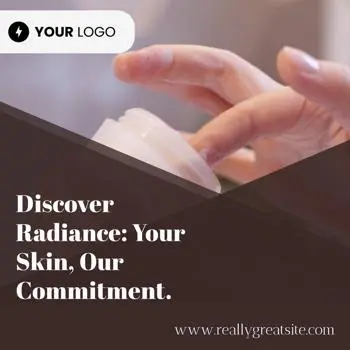 skincare instagram animated ad template
