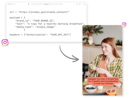 AI to make stories with API