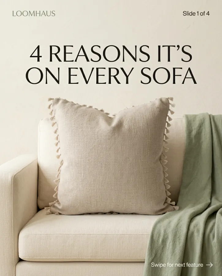 Carousel slide 1: 4 reasons it's on every sofa