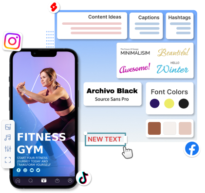 Edit ideas and polish content with Predis.ai