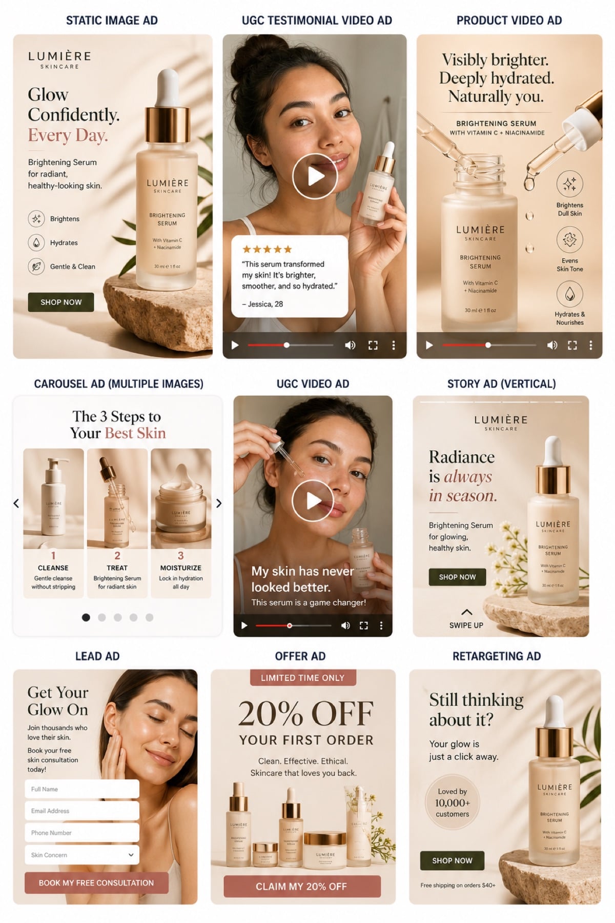 Generate ad variations