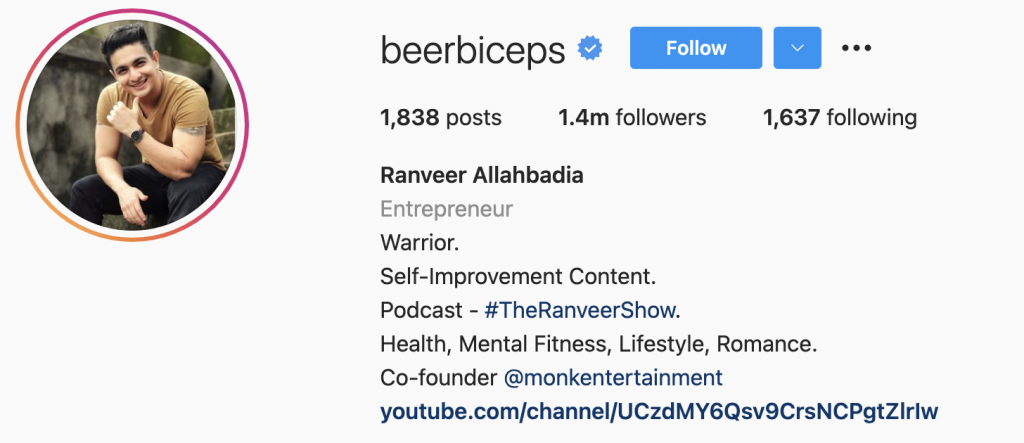 Social media post ideas for BeerBiceps handle