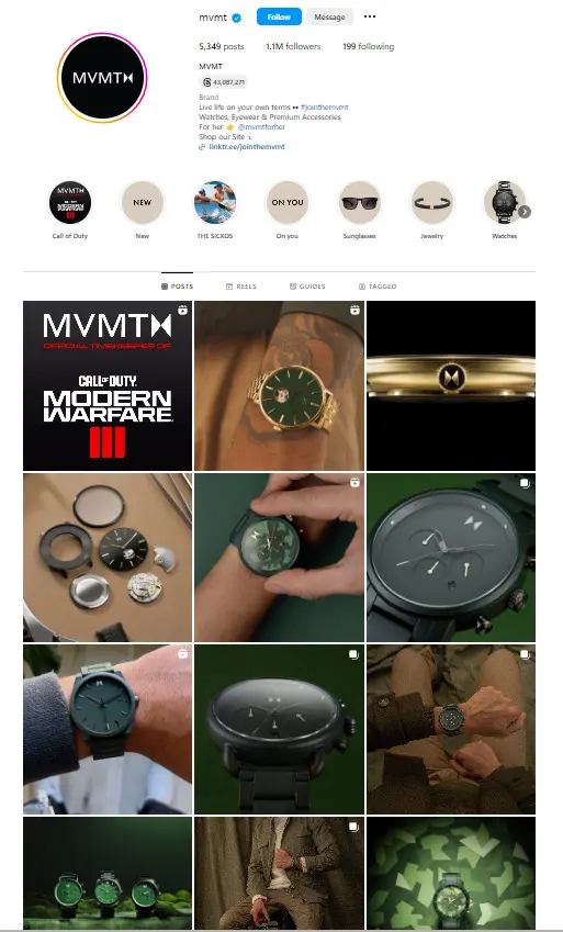 Instagram profile picture - Choose the right color.
