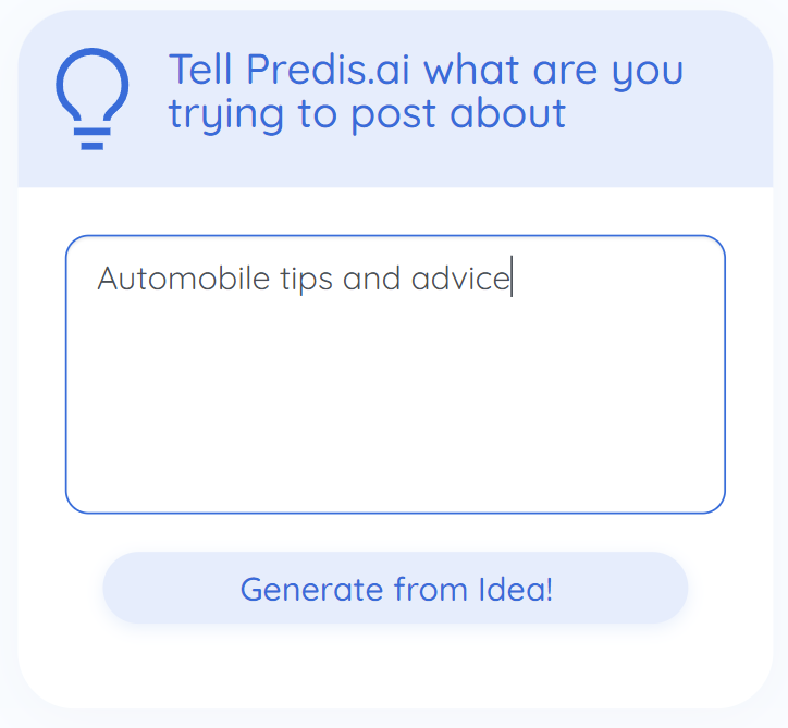 how to generate an idea from an ai copywriter