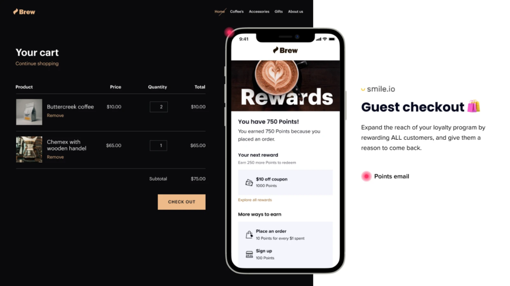 how smile rewards program works