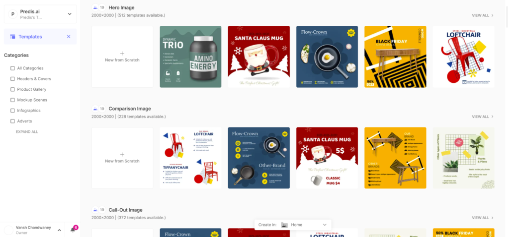graphic designing apps - Glorify templates