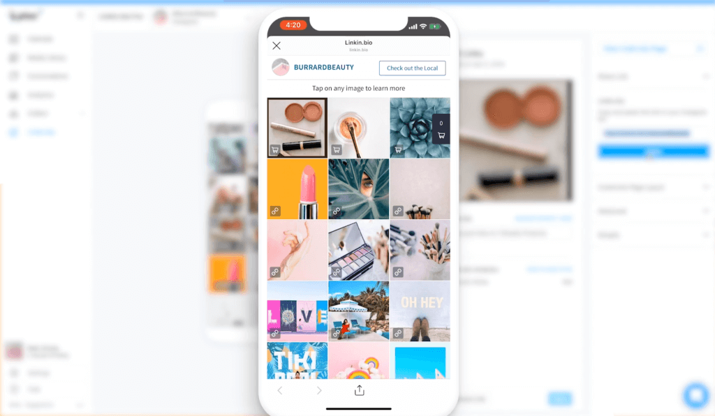 Linktree vs LinkinBio #2: Design Capabilities