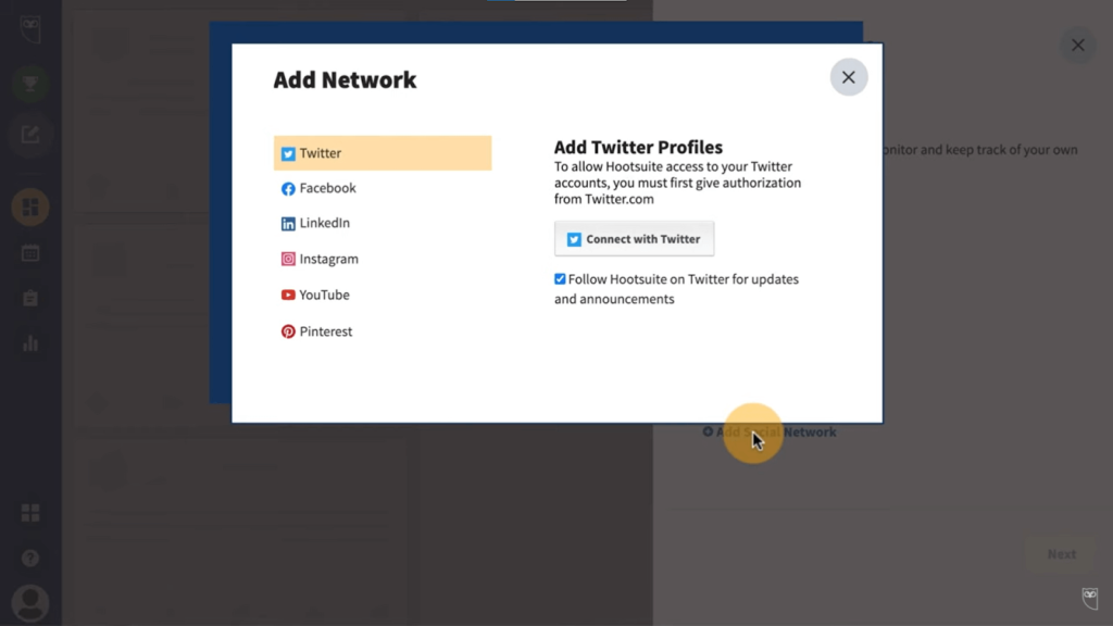 Hootsuite Supported social media channels