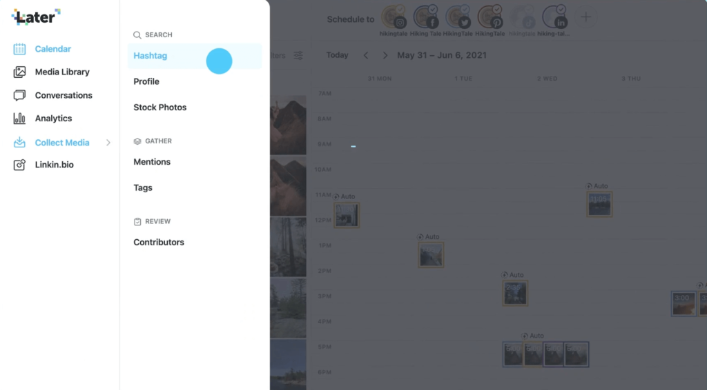 Planoly vs Later #3. Discover Feature