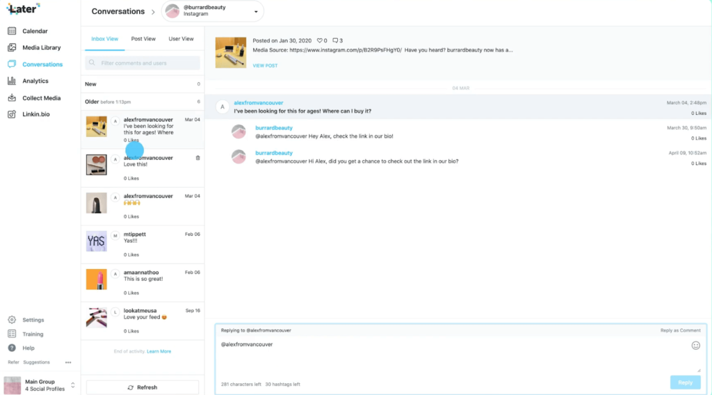 Buffer vs Later #2. User interaction