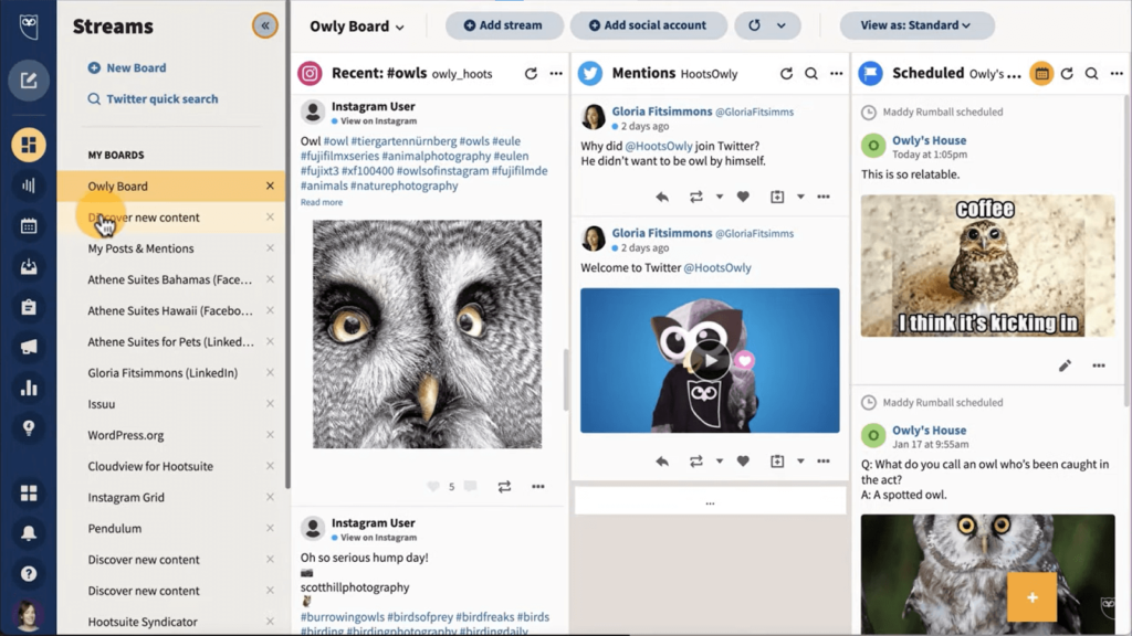 Buffer vs Hootsuite #3. User Interface