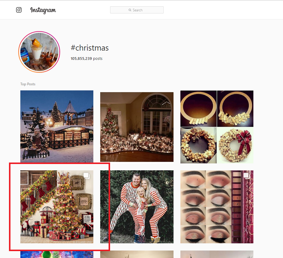 Make sure you use the correct and branded hashtags for your christmas interactive posts