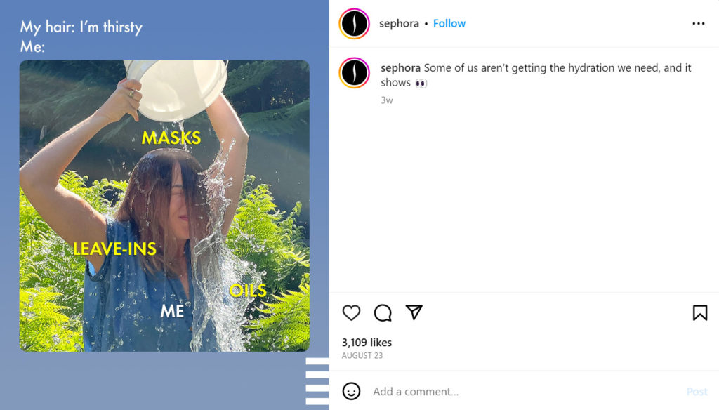 Social Media Content Pillar Example #8: Posts for Your Target Audience