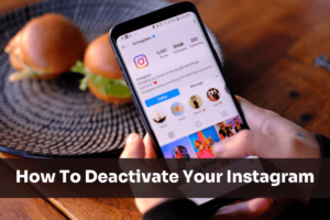 Deaktivujte svůj Instagram