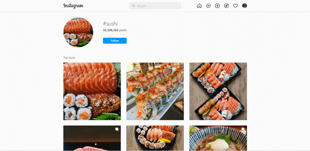 Sushi Food Instagram Hashtags