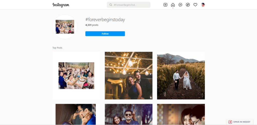 Romantic Wedding Hashtags