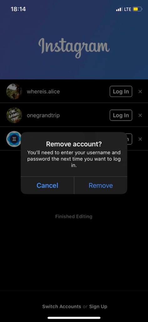 How Can You Remove your Account From the App?