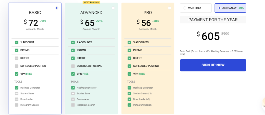 Inflact pricing