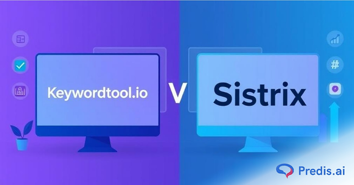 keywordtoolio Vs sistrix hashtag generator