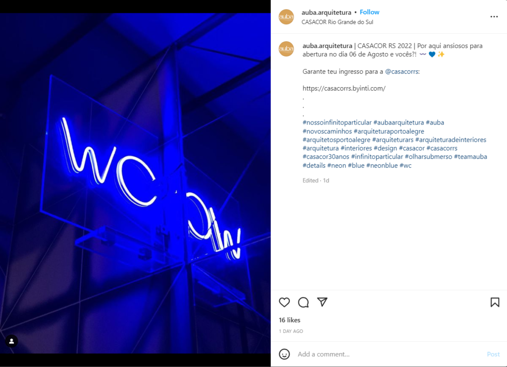 neon blue image