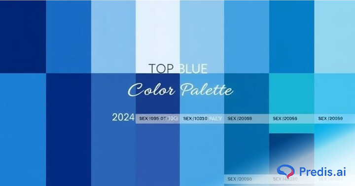 Top Blue Color Palette Inspirations & Hex Codes for 2024