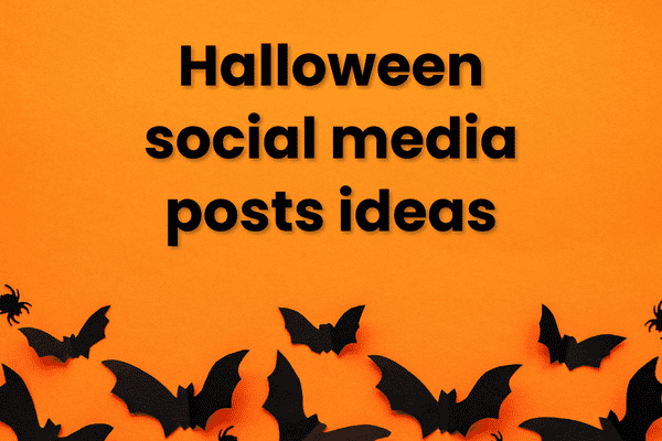 Halloween sociale medier poster ideer
