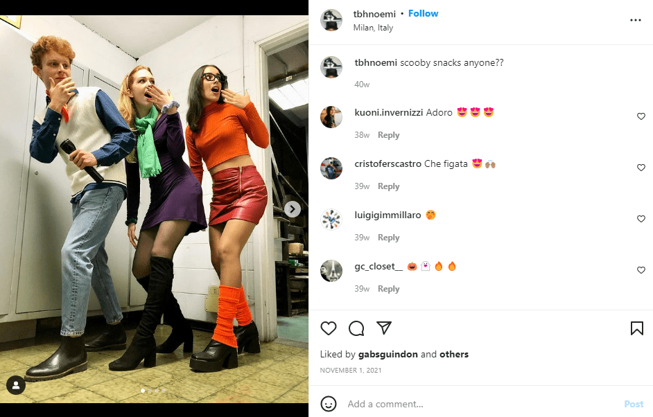 Halloween Kostüm Social Media Post